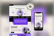 Squarespace website template, a Squarespace Template by Ciel Lumiere (Thumbnail 1 of 11)