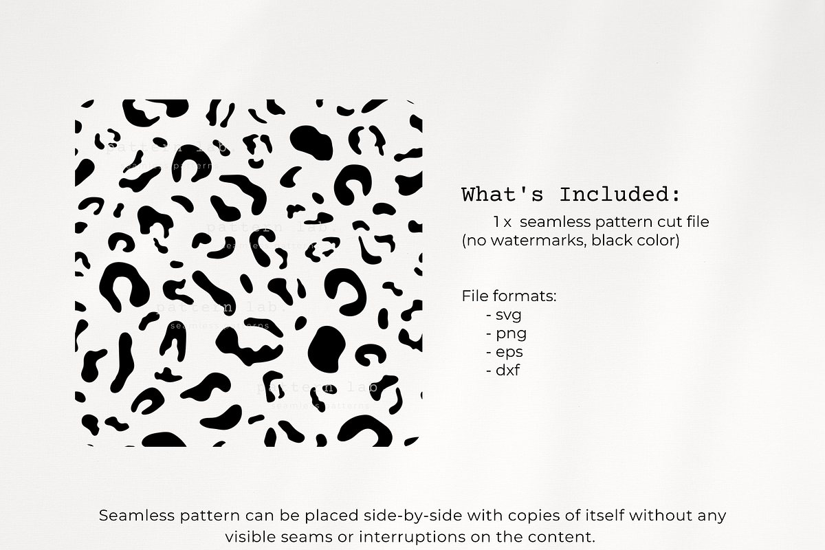 Leopard Cut file svg dxf eps png, a Pattern Graphic by PatternLab.