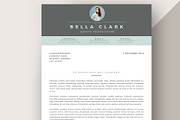 Professional Resume Template RE002, a Resume Template by Draca Design Co (Thumbnail 3 of 4)