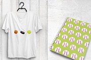 SPORTS EQUIPMENT Pattern collection, a Pattern Graphic by PrettyPatterns (Thumbnail 4 of 5)