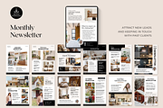 Real Estate Newsletter Template, a Brochure Template by ShopRShop (Thumbnail 2 of 8)