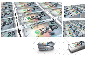 Set Of El Salvador Money Banknote