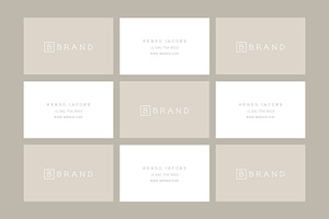 Minimal Brand Identity Mockup Ver.1