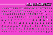 Chiston 3D, a Serif Font by Craft Supply Co. (Thumbnail 8 of 8)