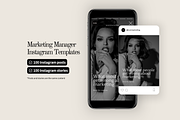 Dark Aesthetic Instagram Post Story, a Social Media Template by Warmsoulgallery (Thumbnail 5 of 10)