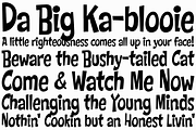 Chop Phooey, a Sans Serif Font by Pink Broccoli (Thumbnail 2 of 3)