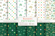 Watercolor RAINBOWS BUNDLE sale, a Pattern Graphic by svetlanaARTdreams (Thumbnail 7 of 16)