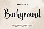 Background | Script Font, a Handwritten Font by Scratchones (Thumbnail 1 of 8)
