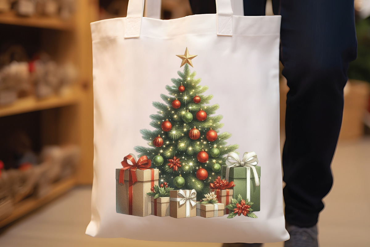 Watercolor Christmas tree Clipart, an Illustration by CraftArtStudio (Photo 2 of 6)