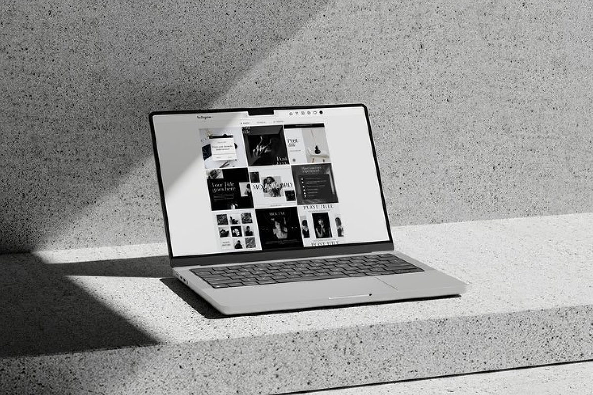 Monochrome Modern Social Templates, a Templates & Theme by Amado Brand Design Studio (Photo 4 of 6)