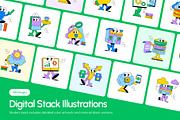 400 The Digital Stack Illustrations, a Technology Illustration by Vectors Market (Thumbnail 1 of 10)