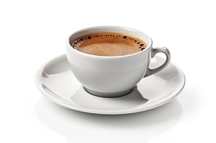 Cup of coffee isolated on white background. Generative AI, a Food & Drink Photo by AlyaAnd