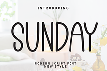 Sunday | Script Font