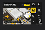 Flat Resume - Virtual Business Card, a Websites & App Template by MustacheThemes (Thumbnail 4 of 6)