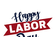 Happy Labor Day Typography Vector, a Background Graphic by RAHMAT (Thumbnail 1 of 4)