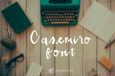 Casemiro Handmade Font (SALE), a Script Font by Pizza Pixel