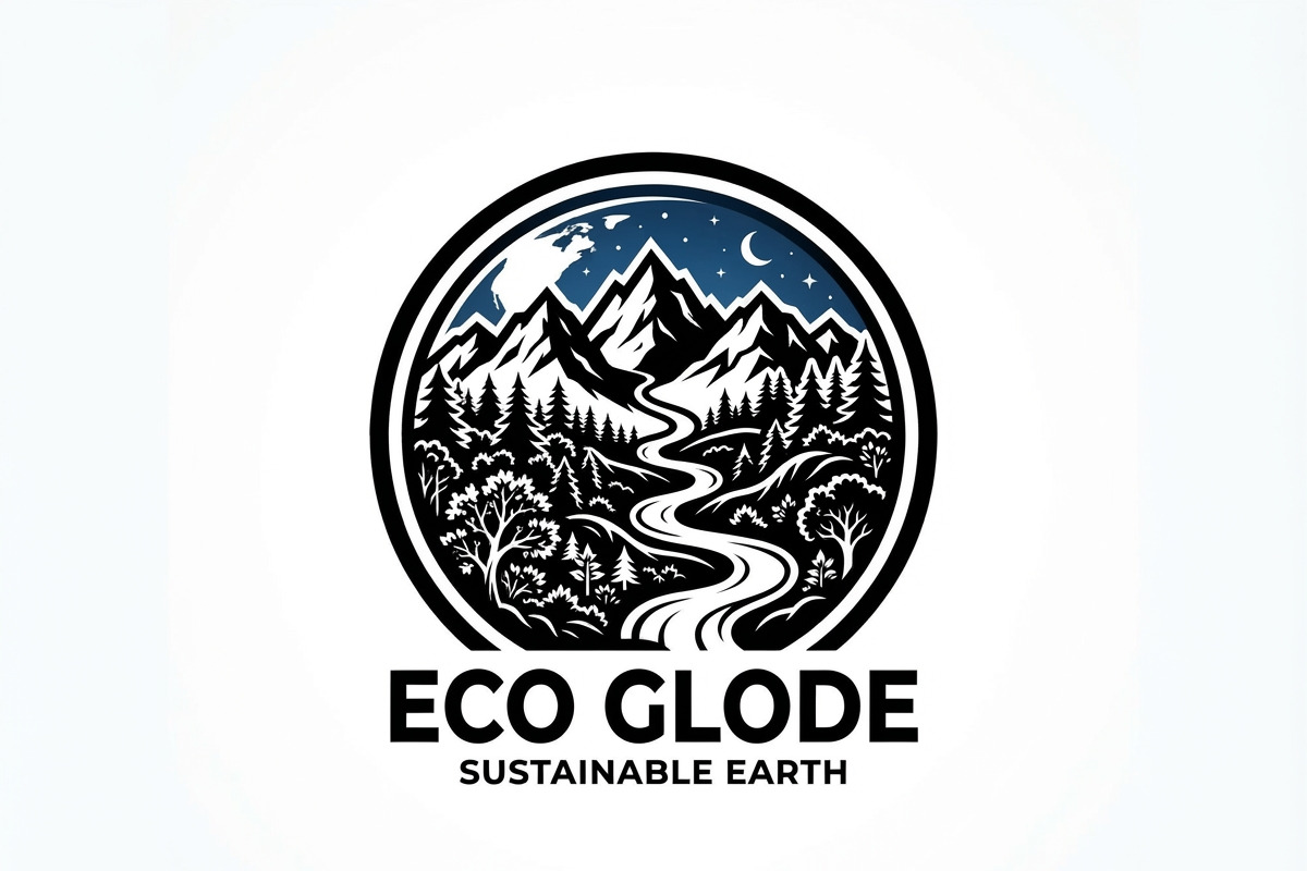 60 Eco Globe Landscape Silhouette, a Technology Illustration by Amazin_art (Photo 15 of 29)