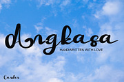 Angkasa, a Script Font by Canden Meutuah (Thumbnail 1 of 8)