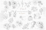 Floral Line Art illustration svg 150, an Illustration by Drawberx (Thumbnail 9 of 13)