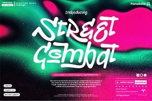 Spray typography - StreetCombat