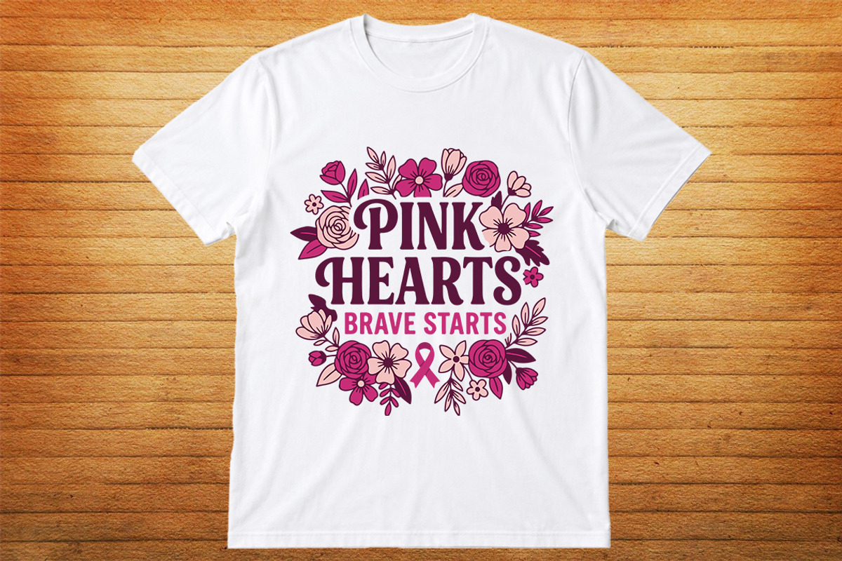 Breast cancer warrior t-shirt design, an Object Graphic by jahid234 (Photo 1 of 3)