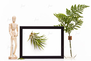 Black styled frame isolated mockup, a Print Template by JustLikeMyDesktop (Thumbnail 1 of 3)