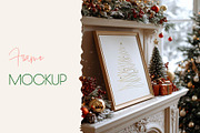 NEW YEAR Scene Frame Mockup, a Household Mockup by MOAROShop (Thumbnail 1 of 6)
