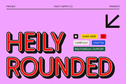 Heily Rounded 3D, a Sans Serif Font by Craft Supply Co. (Thumbnail 1 of 8)