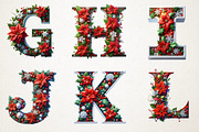 Festive Holiday Letters Collection, an Illustration by RobertsArt (Thumbnail 2 of 7)