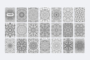Mandalas Adult Coloring Book, a Brochure Template by Kristina Chistiakova (Thumbnail 3 of 6)