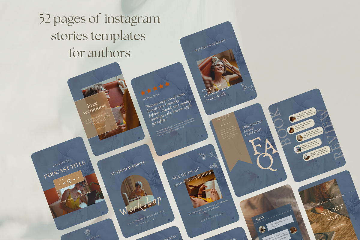Writer instagram story template, a Social Media Template by Petite Zakka Boutique (Photo 4 of 7)