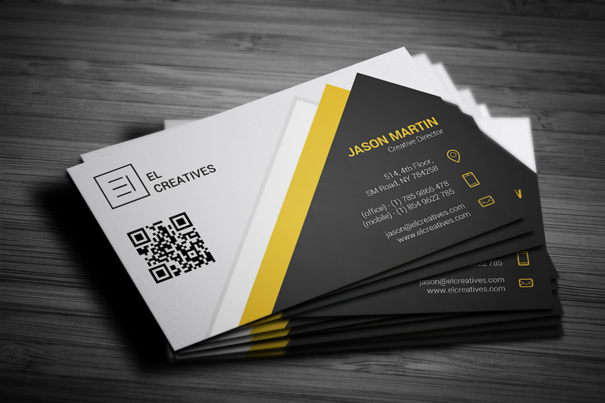 Clean Creative Business Card, a Business Card Template by bouncy (Photo 1 of 4)