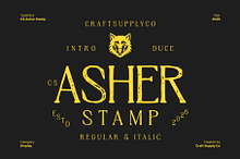 CS Asher Stamp