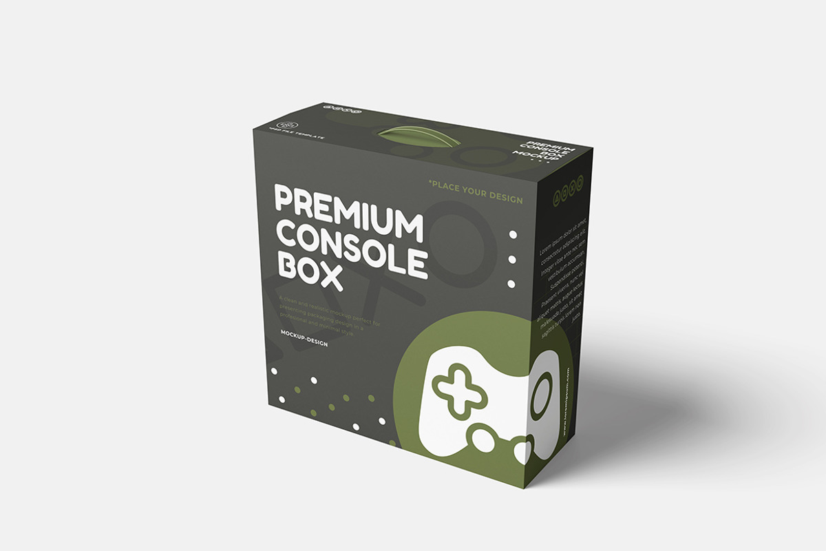 Console Box Mockup, a Product Mockup by bimockup (Photo 6 of 6)