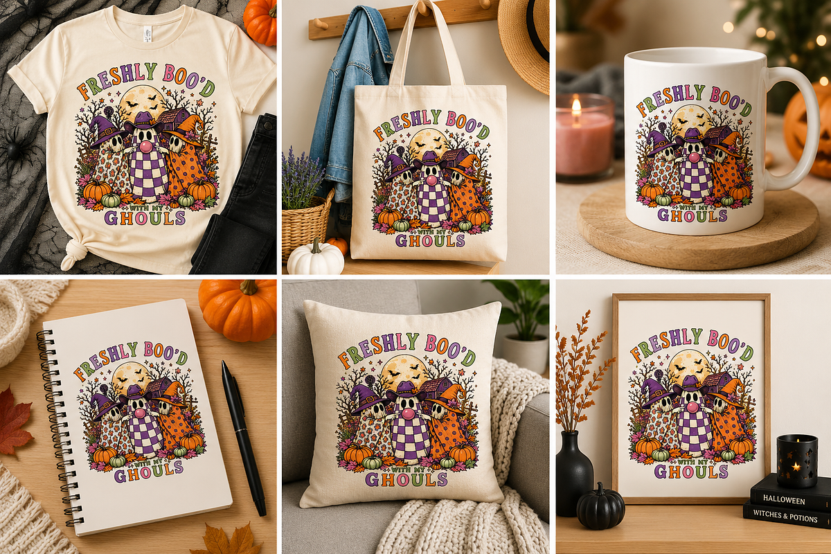 Funny Retro Halloween Png Bundle, an Object Graphic by Daisy Design (Photo 13 of 18)