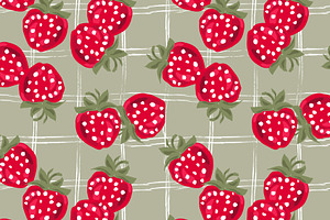 Pic Nic, Strawberry And Gingham