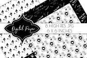 scandinavian digital paper, pattern, a Pattern Graphic by Personal Epiphany (Thumbnail 2 of 3)