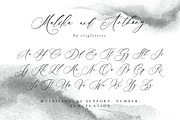 Malika and Anthony ModernCalligraphy, a Script Font by etigletters (Thumbnail 10 of 10)
