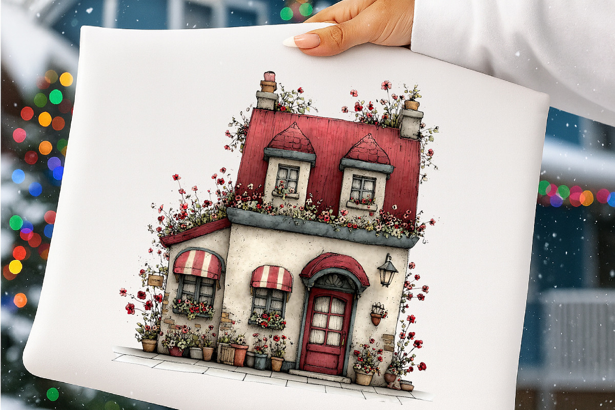 Easter gnome gingerbread house Png, an Illustration by SinaCreation (Photo 7 of 11)