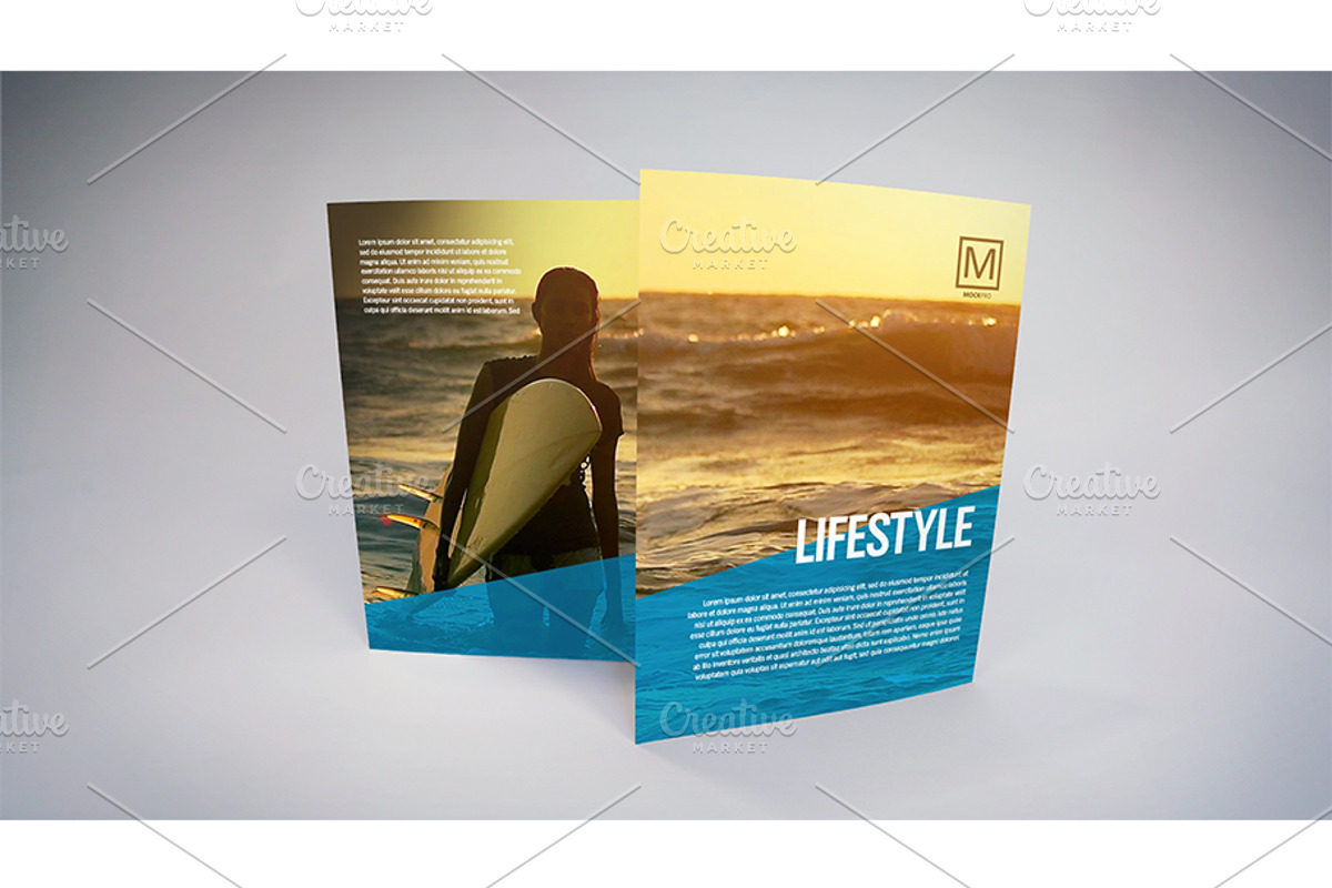 Gatefold Brochure Mockups, a Print Template by Shop Mockpro (Photo 6 of 14)