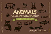 Forest Outdoors Constructor, an Object Illustration by Maioriz Shop (Thumbnail 3 of 6)