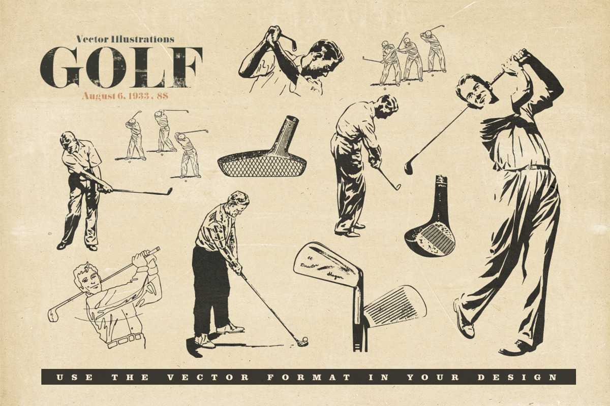 Retro Golf, an Illustration by Retro Machine (Photo 3 of 5)