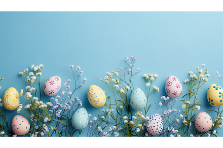 Easter eggs and cherry blossoms on, a Holiday Photo by Lermont51