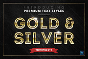 Gold & Silver #2 - 20 Text Styles, a Layer Style Add-On by Jonas Stensgaard (Thumbnail 20 of 23)