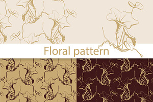 Floral Pattern & Flower Print, a Pattern Graphic by Plaid4You