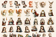 BIBLICAL ADVENT STORY MEGA CLIPART, a Person Illustration by Daring Digies (Thumbnail 3 of 10)