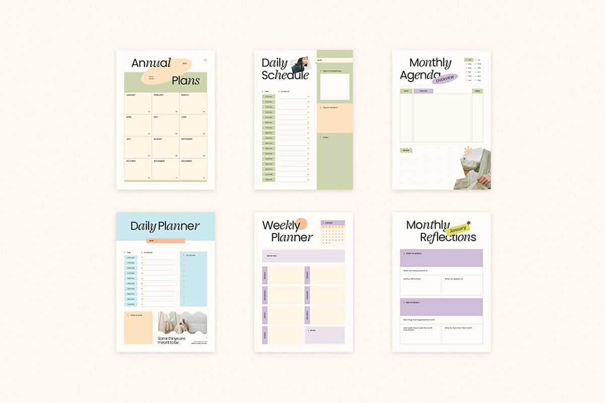 MIEL 2024 Planner and Journal, a Magazine Template by Eviory (Photo 7 of 10)