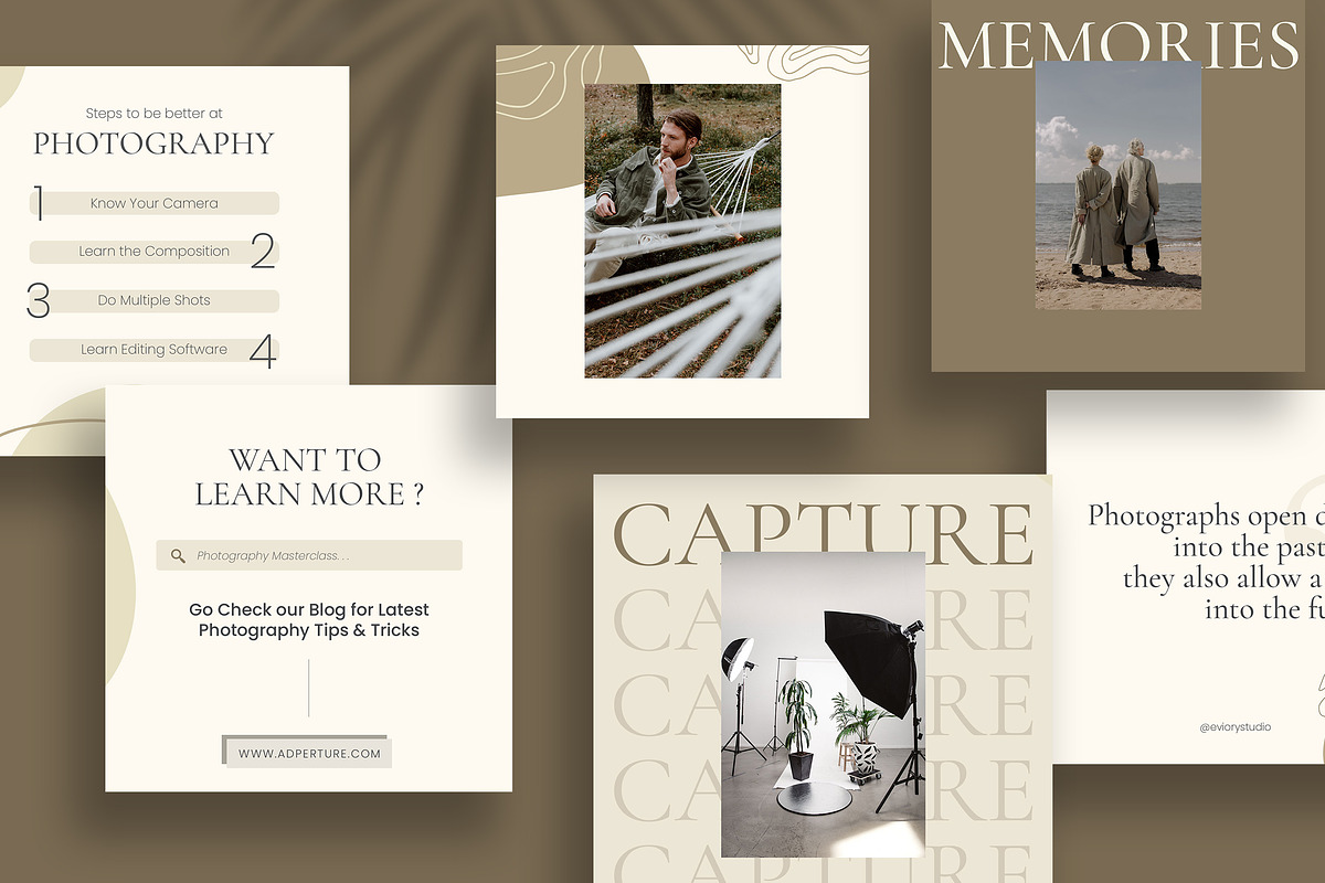 Instagram Puzzle Bethany | PS CANVA, a Social Media Template by Eviory