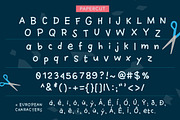 Papercut Font, a Sans Serif Font by Quirky Queen Media (Thumbnail 5 of 5)