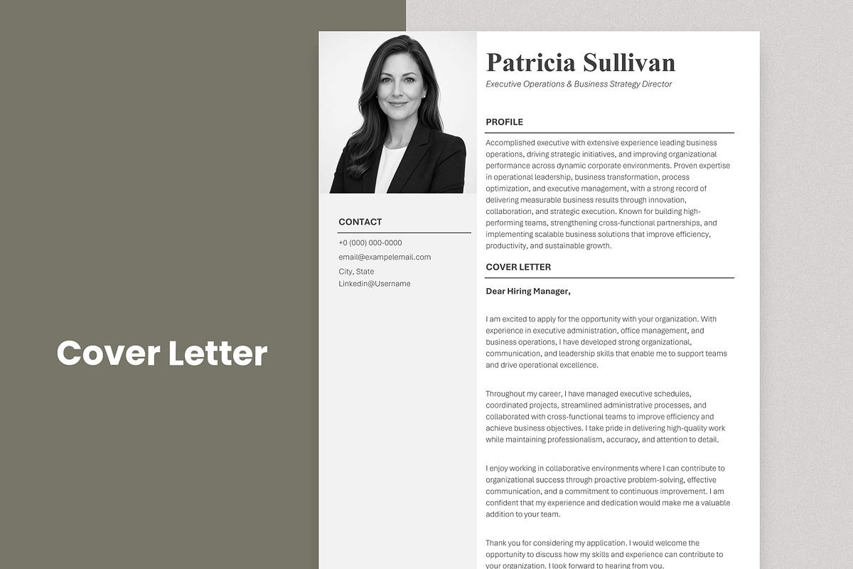 Clean Resume Template, a Resume Template by Anjum Ilyas (Photo 4 of 6)
